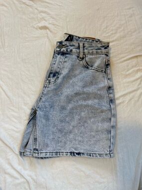 Light Wash Denim Shorts